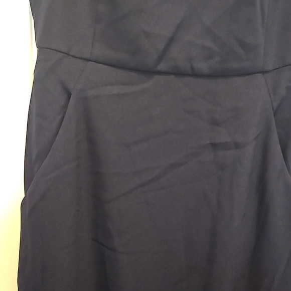 *NWOT* Dessy Collection Vivian Diamond Draped Backless Crepe Dress - Picture 6 of 16
